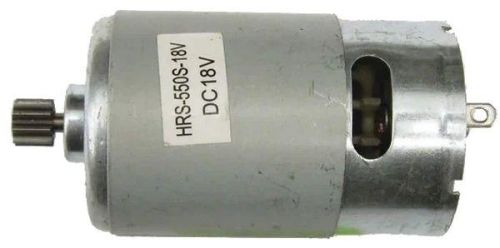 AEZ 010191С1, Двигатель на аккумулятор для шуруповерта Интерскол 18В, с ответной шестерней