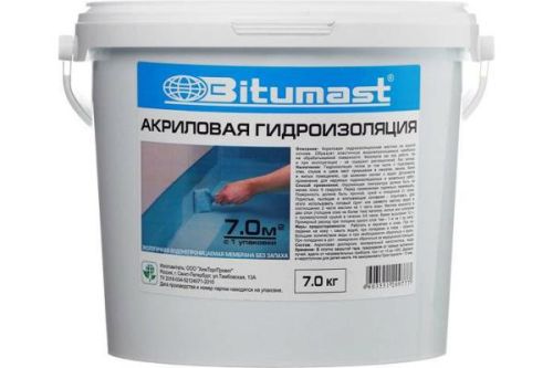 Bitumast Акриловая гидроизоляция 7 кг 4607952900417
