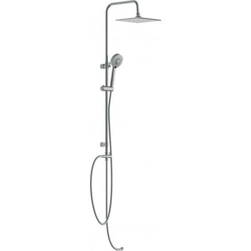 Cersanit NENO (A63477) Душевой набор цвет хром: тропический душ, лейка, стойка, душевой шл