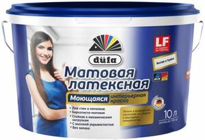 DUFA Mattlatex base 1 краска интерьерная латексная моющаяся матовая (10л