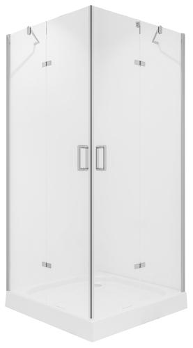 Душевое ограждение NG- 6613-08 (90*90*190) квадрат, двери распашные, 1 место