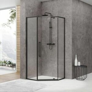 Душевой уголок Black&White Stellar Wind S875 Black 1000х