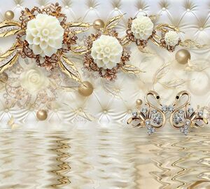 Фотообои Divino Decor Драгоценные лебеди 2 300х27