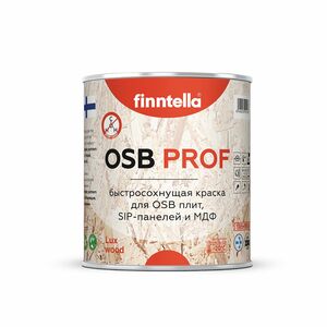 Грунт-краска для OSB плит фасадная и для внутренних работ, цвет RAL7013 Коричнево-серый (B