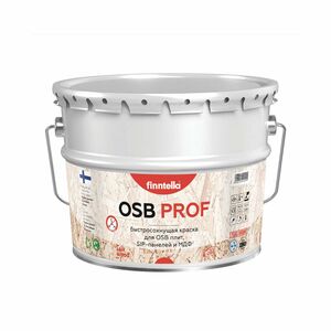 Грунт-краска для OSB плит фасадная и для внутренних работ, цвет RAL7043 Транспортный серый