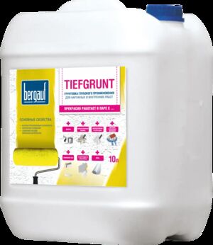Грунтовка глубокого проникновения Bergauf TiefGrunt 10 л