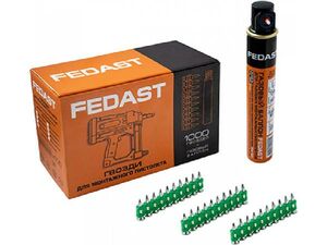 Гвозди Гвозди усиленные Fedast 3.0x16mm для монтажного пистолета