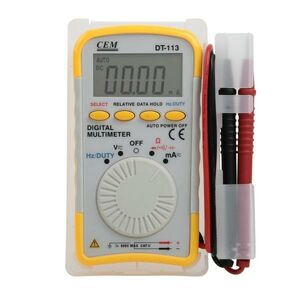 Карманный цифровой мультиметр CEM-Instruments DT-113