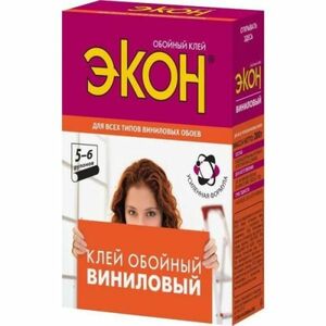 Клей Экон Виниловый для всех видов виниловых обоев, 200 г