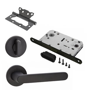 Комплект для межкомнатной двери PAULINIDOR ручки 545-06 slim + сантехническая защелка 96PL