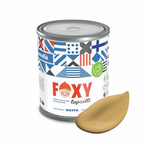 Краска для детской комнаты FOXY LAPSELLI matte, финская краска, матовая, моющаяся, цвет HI