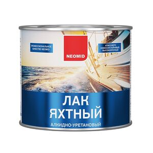 Лак VGT яхтный алкидно-уретановый, полуматовый Neomid
