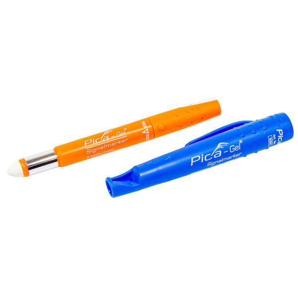 Маркер Pica сигнальный толстый маркер Pica Gel Белый MARKER 808