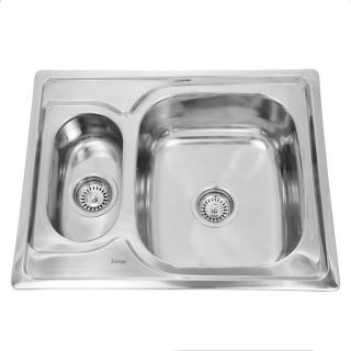 Мойка для кухни двойная врезная нержавеющая сталь SINKLIGHT