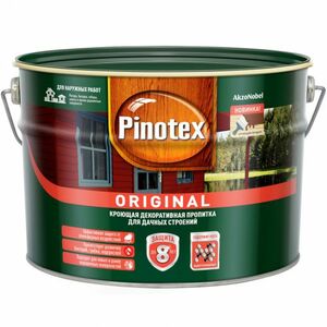 PINOTEX Original кроющая пропитка по дереву прозрачная база BC под колеровку (8,4л