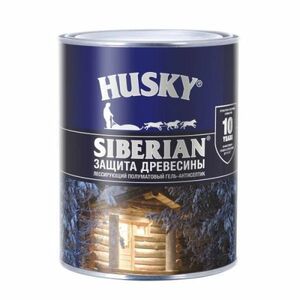 Пропитка для дерева HUSKY SIBERIAN полуматовый осенний клен 2,7л