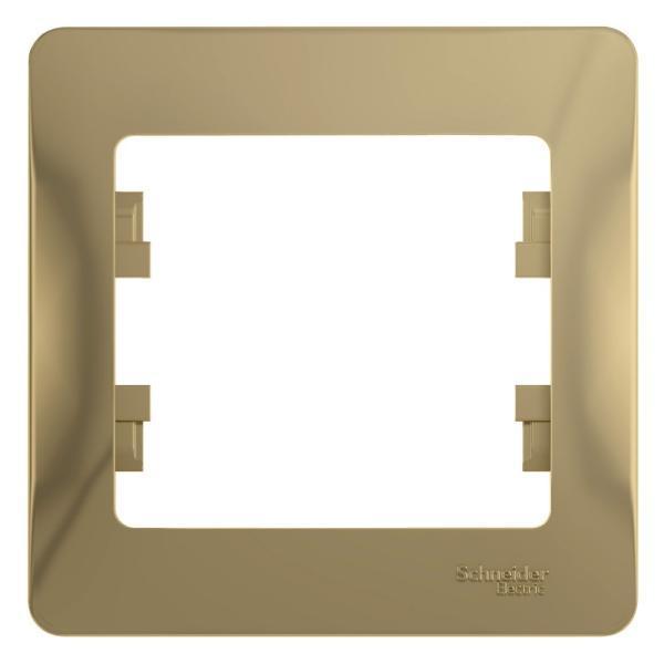 Рамка SE 1-ная Титан Glossa 7шт, GSL000401.7