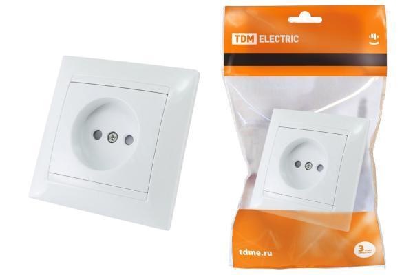 Розетка TDM ELECTRIC 2П SQ1815-001