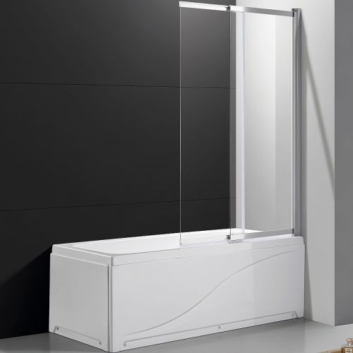 Ширма на ванну Cezares Slider 100 SLIDER-VF-11-100/150-C-Cr Хром стекло прозрачное