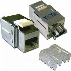 TWT Вставка Keystone RJ-45, категория 5e, экранированная, белая, -OK45STP-110WH