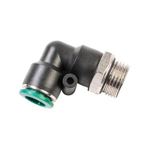 Уголок Garwin Pro 808520-Г-10-38-1 DN10, н/р 3/8, с уплотнением, черный