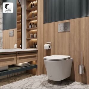 Унитаз Cerutti SPA ADIGE Aria MW унитаз подвесной, белый матовый (490Х360Х355