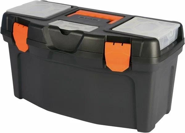 Ящик Master 19 + органайзер Master 8,черный/оранжевый
